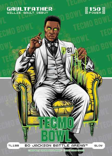 Glow Tecmo Bowl Logofoil