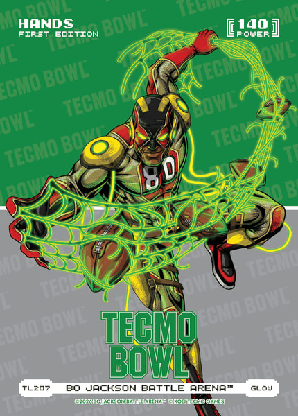 Glow Tecmo Bowl Logofoil