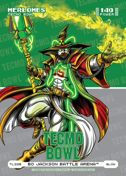 Glow Tecmo Bowl Logofoil