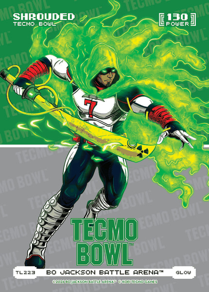 Glow Tecmo Bowl Logofoil