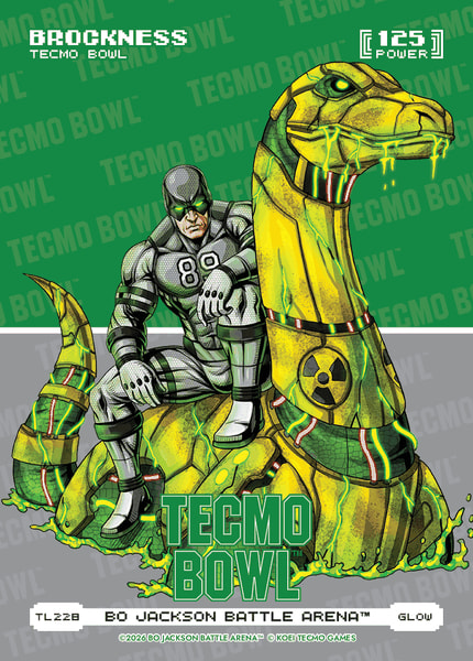 Glow Tecmo Bowl Logofoil