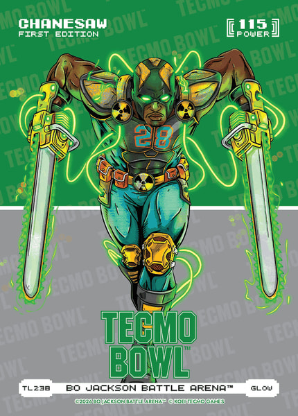 Glow Tecmo Bowl Logofoil