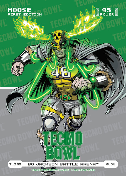 Glow Tecmo Bowl Logofoil