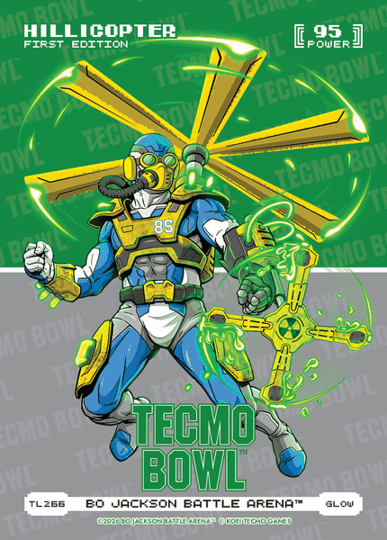 Glow Tecmo Bowl Logofoil