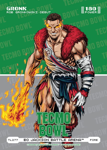 Fire Tecmo Bowl Logofoil