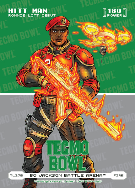Fire Tecmo Bowl Logofoil