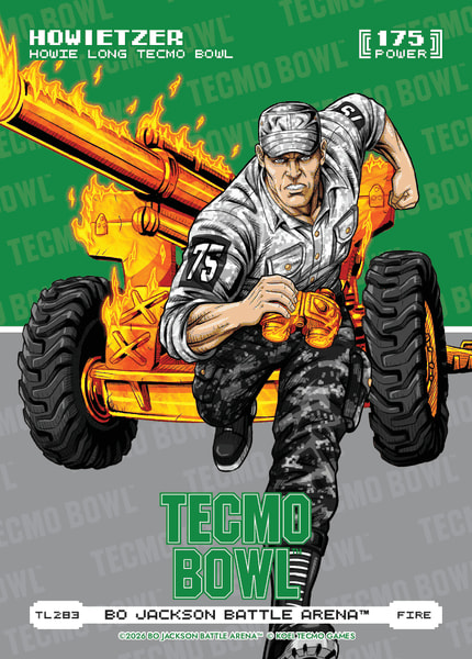 Fire Tecmo Bowl Logofoil
