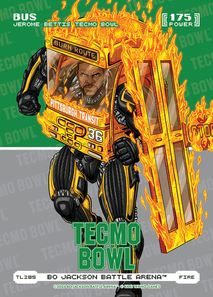 Fire Tecmo Bowl Logofoil