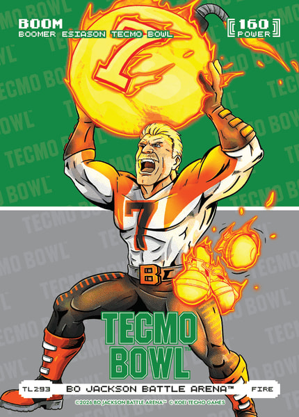 Fire Tecmo Bowl Logofoil