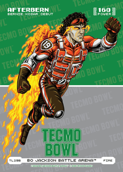 Fire Tecmo Bowl Logofoil