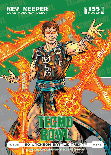 Fire Tecmo Bowl Logofoil
