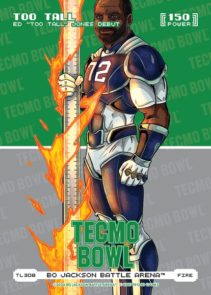 Fire Tecmo Bowl Logofoil