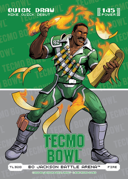 Fire Tecmo Bowl Logofoil