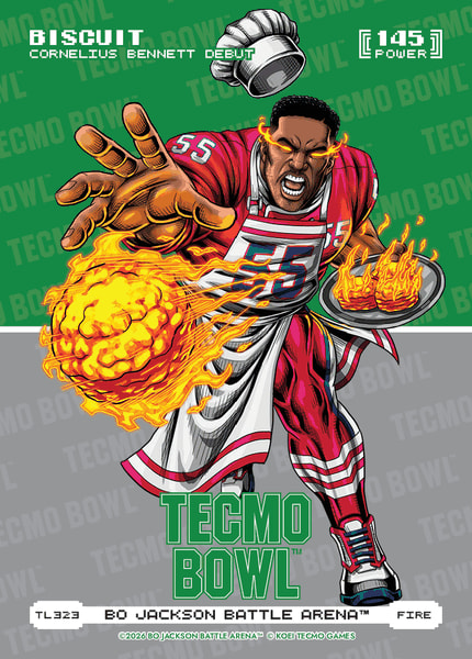 Fire Tecmo Bowl Logofoil