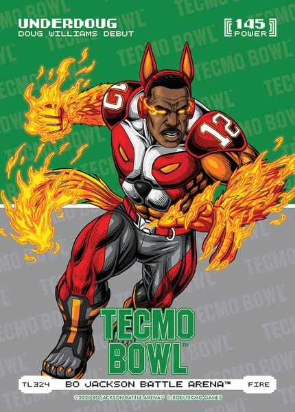 Fire Tecmo Bowl Logofoil