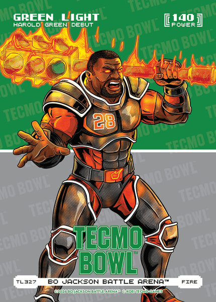 Fire Tecmo Bowl Logofoil