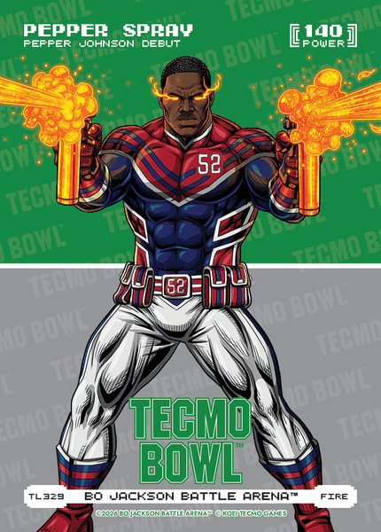 Fire Tecmo Bowl Logofoil