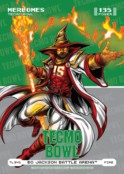 Fire Tecmo Bowl Logofoil