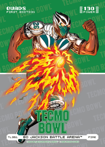 Fire Tecmo Bowl Logofoil
