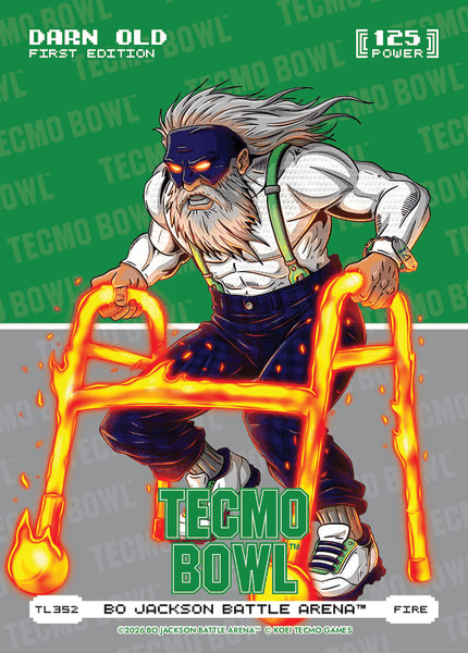Fire Tecmo Bowl Logofoil