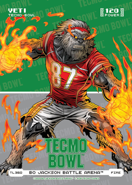 Fire Tecmo Bowl Logofoil