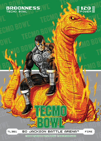 Fire Tecmo Bowl Logofoil