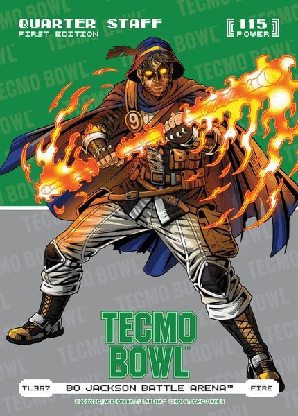 Fire Tecmo Bowl Logofoil