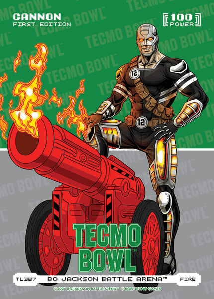 Fire Tecmo Bowl Logofoil