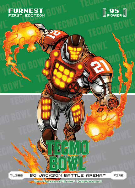 Fire Tecmo Bowl Logofoil