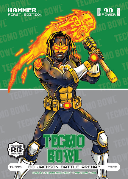 Fire Tecmo Bowl Logofoil