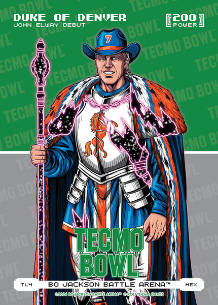 Hex Tecmo Bowl Logofoil