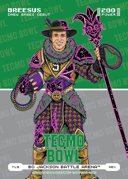 Hex Tecmo Bowl Logofoil