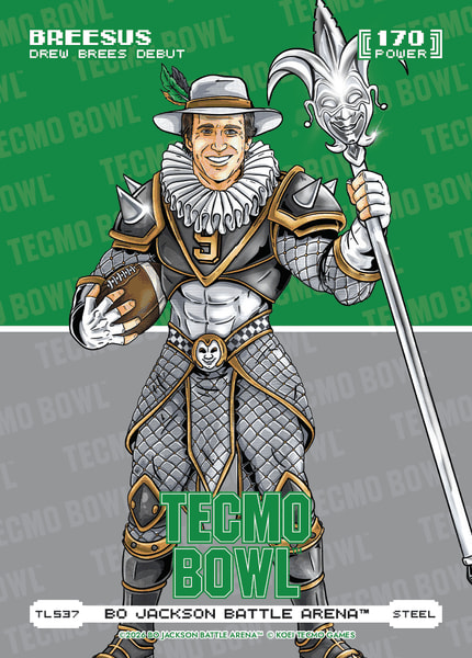 Steel Tecmo Bowl Logofoil
