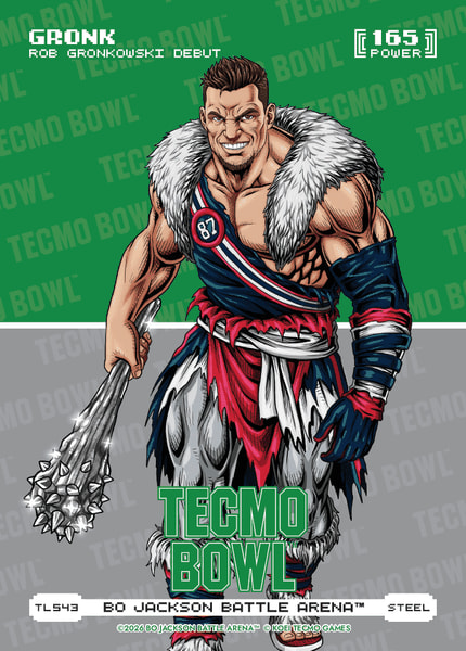 Steel Tecmo Bowl Logofoil
