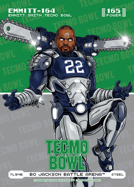 Steel Tecmo Bowl Logofoil