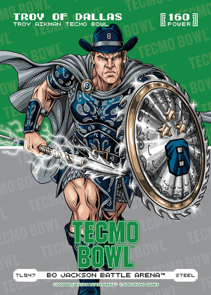 Steel Tecmo Bowl Logofoil