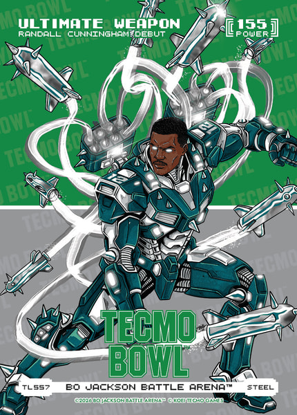 Steel Tecmo Bowl Logofoil