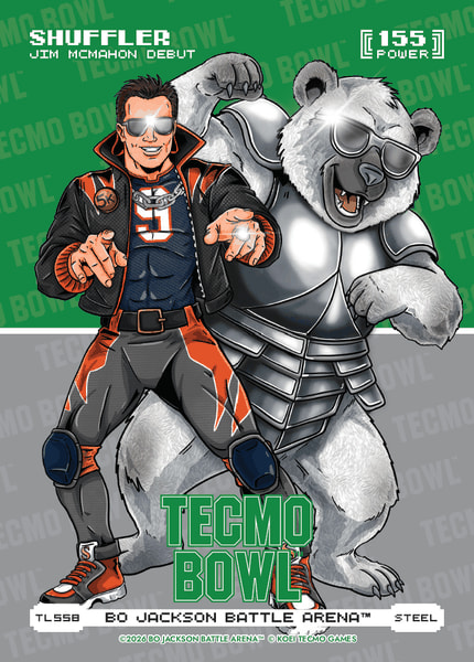 Steel Tecmo Bowl Logofoil