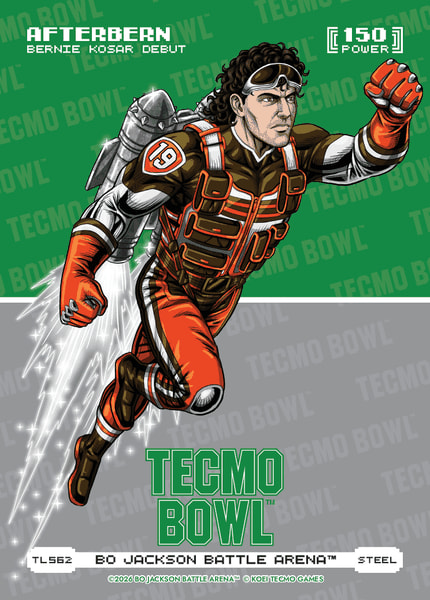 Steel Tecmo Bowl Logofoil