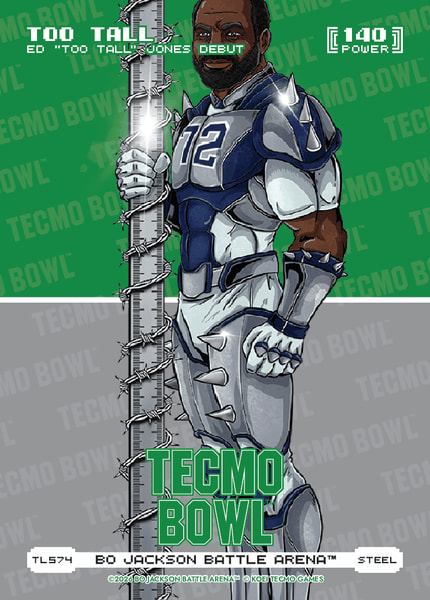 Steel Tecmo Bowl Logofoil