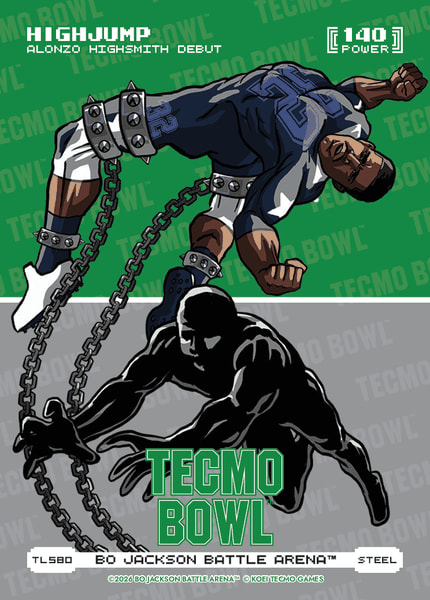 Steel Tecmo Bowl Logofoil