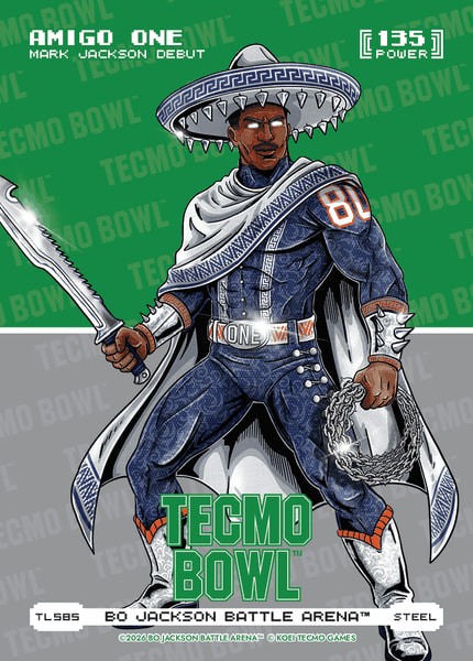 Steel Tecmo Bowl Logofoil