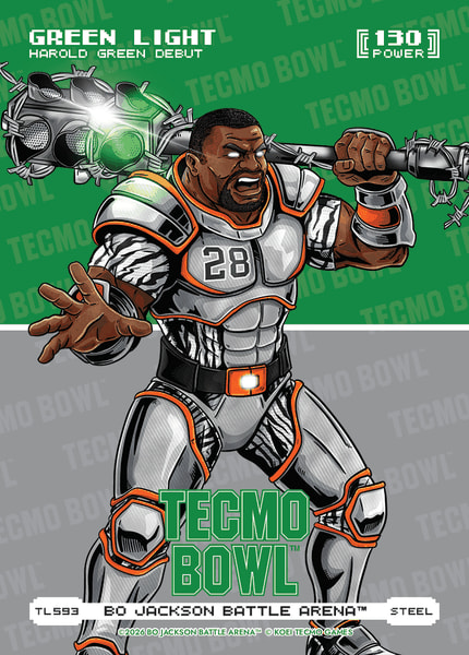 Steel Tecmo Bowl Logofoil