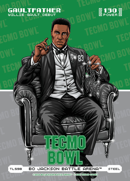 Steel Tecmo Bowl Logofoil