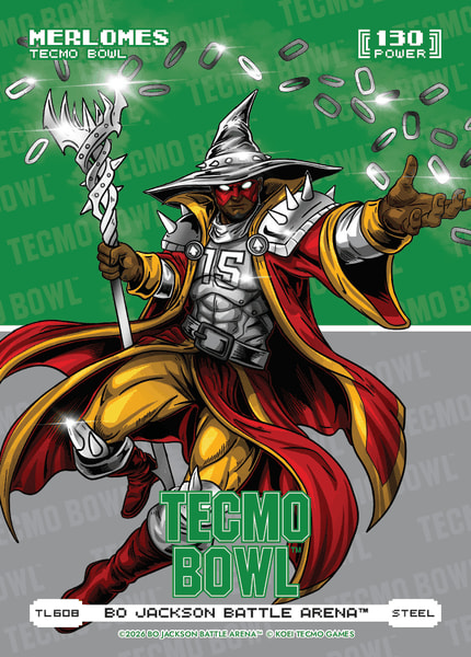 Steel Tecmo Bowl Logofoil