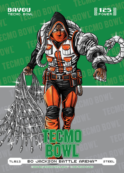 Steel Tecmo Bowl Logofoil
