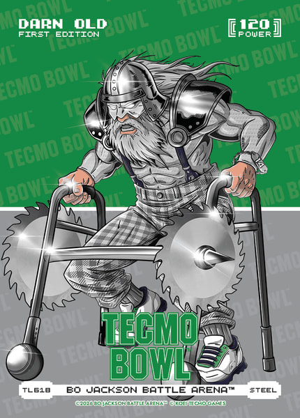 Steel Tecmo Bowl Logofoil