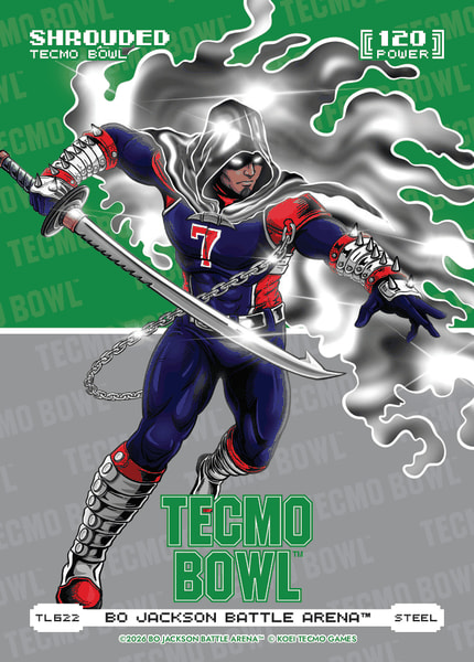 Steel Tecmo Bowl Logofoil
