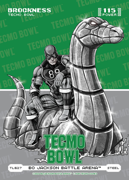 Steel Tecmo Bowl Logofoil