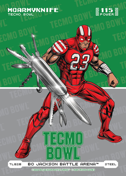 Steel Tecmo Bowl Logofoil